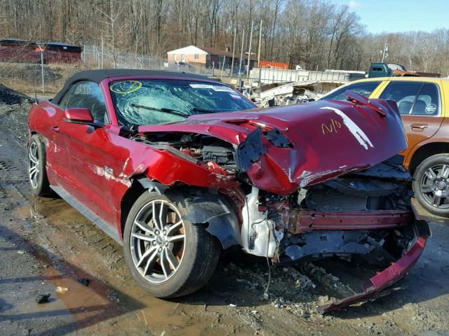 1FATP8FFXH5254824 - 2017 FORD MUSTANG GT RED photo 1