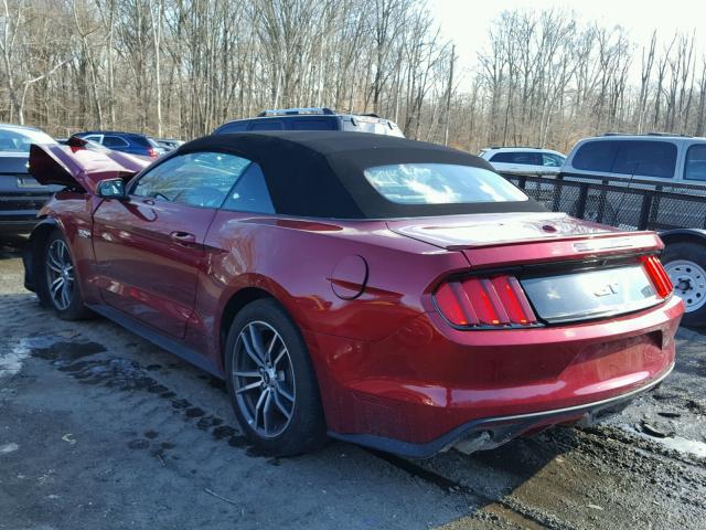 1FATP8FFXH5254824 - 2017 FORD MUSTANG GT RED photo 3