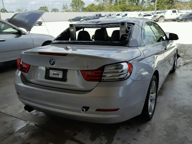 WBA3V5C58FP751508 - 2015 BMW 428 I ლურჯი ფოტო 4