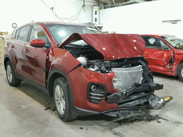 KNDPMCAC3J7327529 - 2018 KIA SPORTAGE L RED photo 1