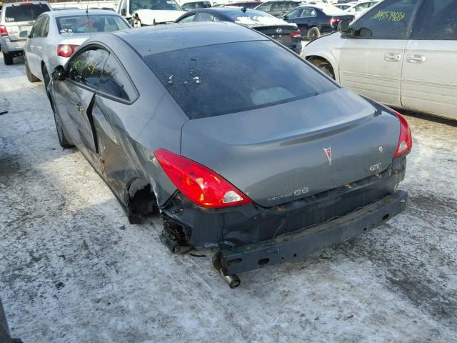 1G2ZH17NX94142938 - 2009 PONTIAC G6 GT GRAY photo 3