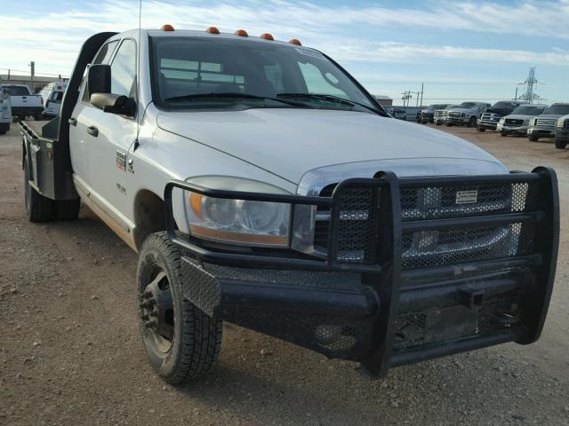 3D7MX48A07G773127 - 2007 DODGE RAM 3500 S WHITE photo 1