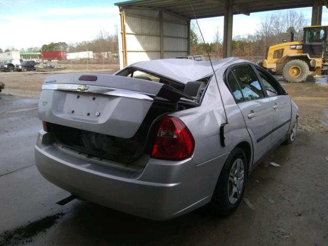 1G1ZS52F45F192357 - 2005 CHEVROLET MALIBU SILVER photo 4