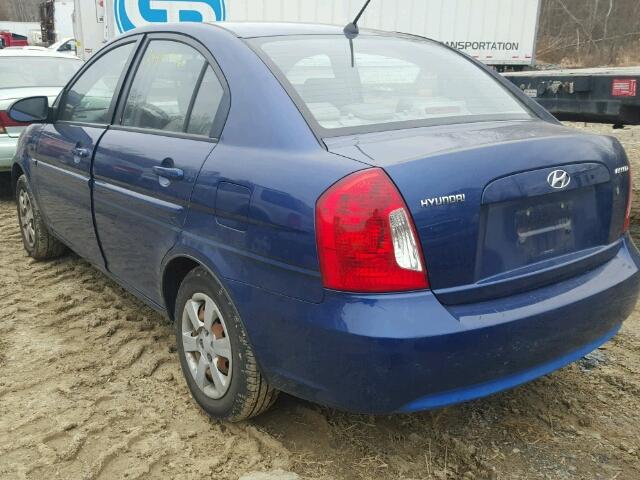 KMHCN46C56U010723 - 2006 HYUNDAI ACCENT GLS BLUE photo 3