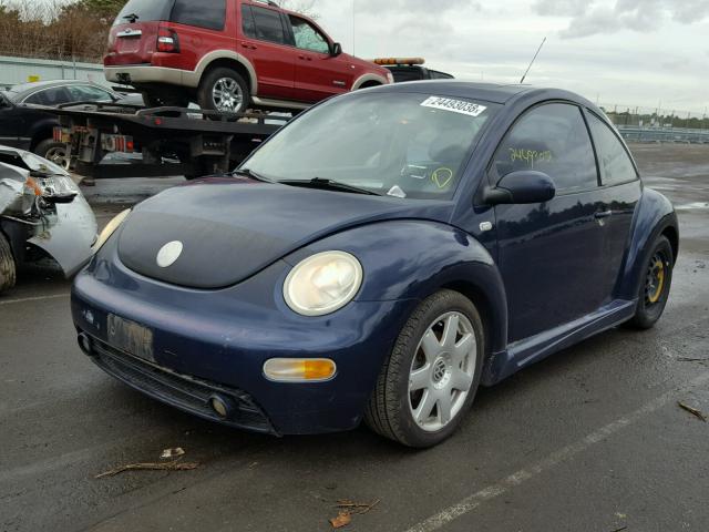 3VWCD21C03M423780 - 2003 VOLKSWAGEN NEW BEETLE 蓝色 照片 2
