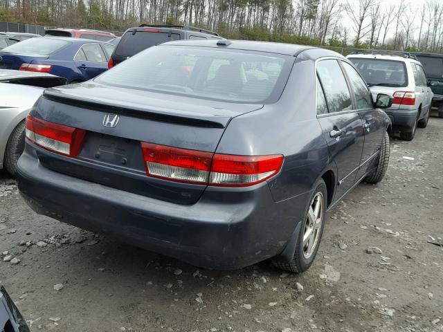 1HGCM56704A040731 - 2004 HONDA ACCORD EX GRAY photo 4