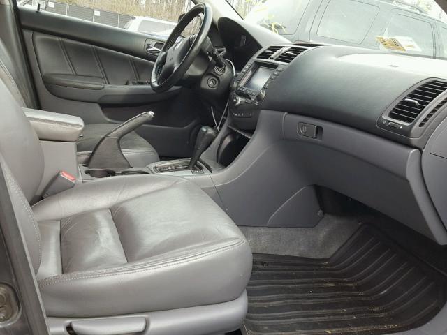 1HGCM56704A040731 - 2004 HONDA ACCORD EX GRAY photo 5