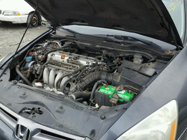 1HGCM56704A040731 - 2004 HONDA ACCORD EX GRAY photo 7