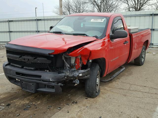 1GCNCPEX1BZ395543 - 2011 CHEVROLET SILVERADO RED photo 2