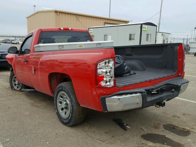 1GCNCPEX1BZ395543 - 2011 CHEVROLET SILVERADO RED photo 3