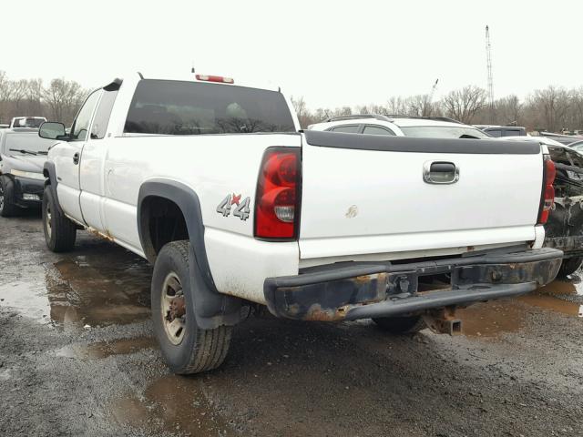 1GCHK39U75E266744 - 2005 CHEVROLET SILVERADO WHITE photo 3