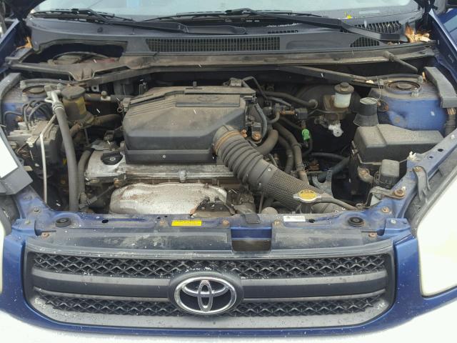 JTEHD20V456045411 - 2005 TOYOTA RAV4 BLUE photo 7