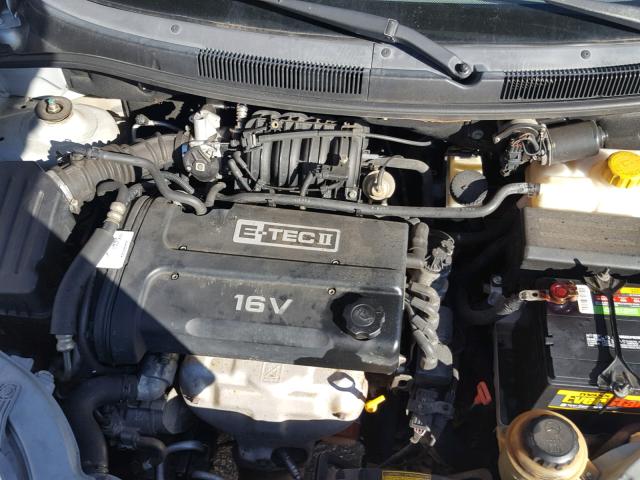 KL1TD62605B432922 - 2005 CHEVROLET AVEO BASE Gümüş fotoğraf 7