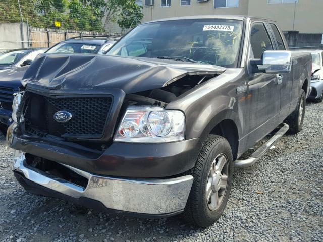 1FTRX12W86NA01225 - 2006 FORD F150 BROWN photo 2