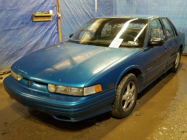 1G3WH55M4RD361958 - 1994 OLDSMOBILE CUTLASS SU TEAL photo 2