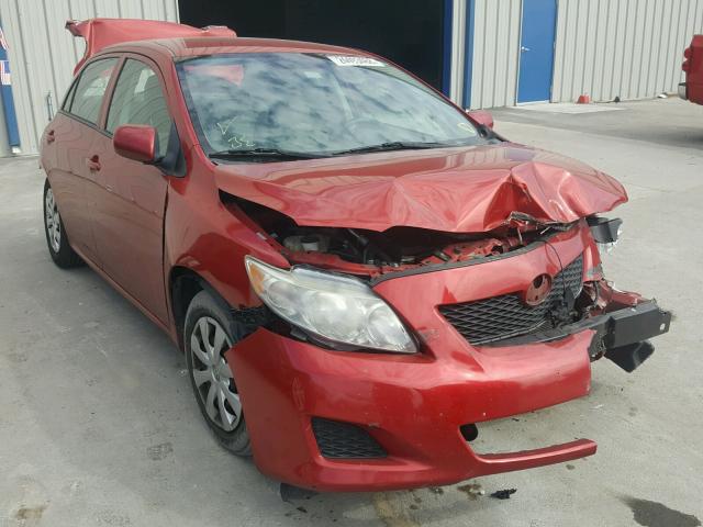 1NXBU4EEXAZ334535 - 2010 TOYOTA COROLLA BA RED photo 1