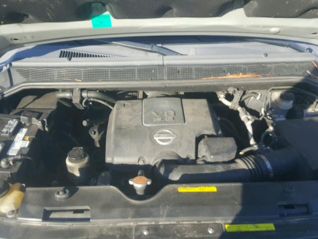 1N6BA06AX8N357168 - 2008 NISSAN TITAN XE SILVER photo 7