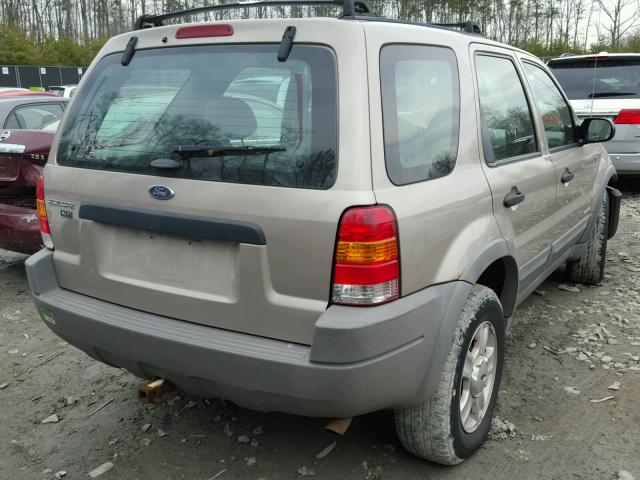 1FMCU04101KA93706 - 2001 FORD ESCAPE XLT TAN photo 4