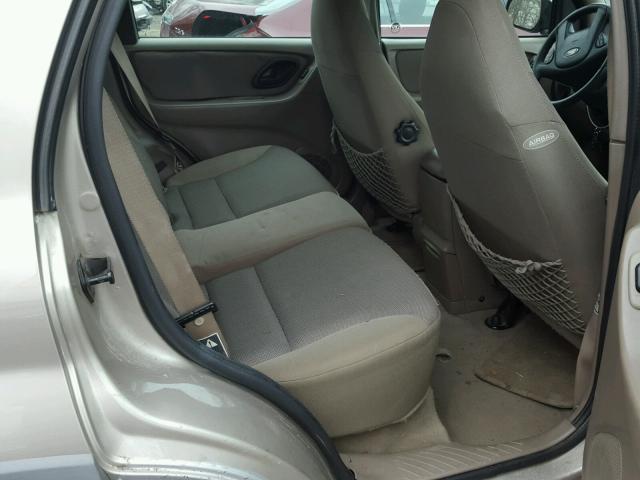 1FMCU04101KA93706 - 2001 FORD ESCAPE XLT TAN photo 6