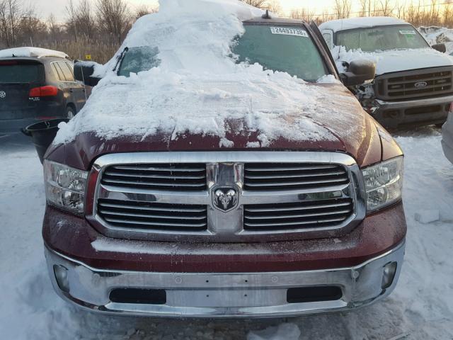 3C6RR7LT6HG530239 - 2017 RAM 1500 SLT BURGUNDY photo 10