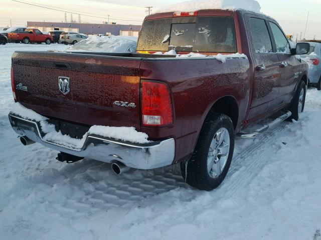 3C6RR7LT6HG530239 - 2017 RAM 1500 SLT BURGUNDY photo 4