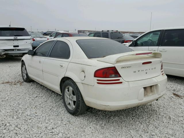 1B3EL46X92N313404 - 2002 DODGE STRATUS SE WHITE photo 3