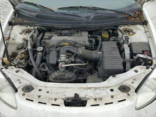 1B3EL46X92N313404 - 2002 DODGE STRATUS SE WHITE photo 7