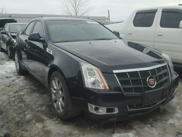 1G6DF577280185070 - 2008 CADILLAC CTS BLACK photo 1