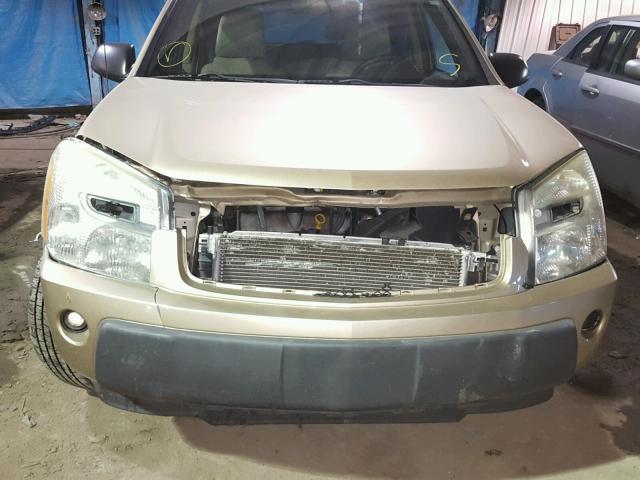 2CNDL13F456145048 - 2005 CHEVROLET EQUINOX LS GOLD photo 9