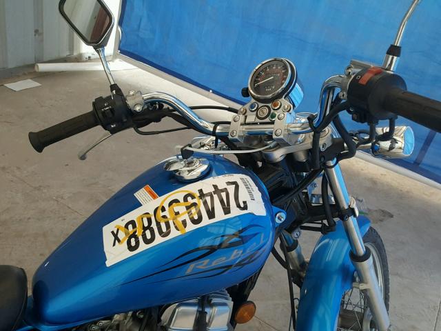 JH2MC130X9K505496 - 2009 HONDA CMX250 C BLUE photo 5