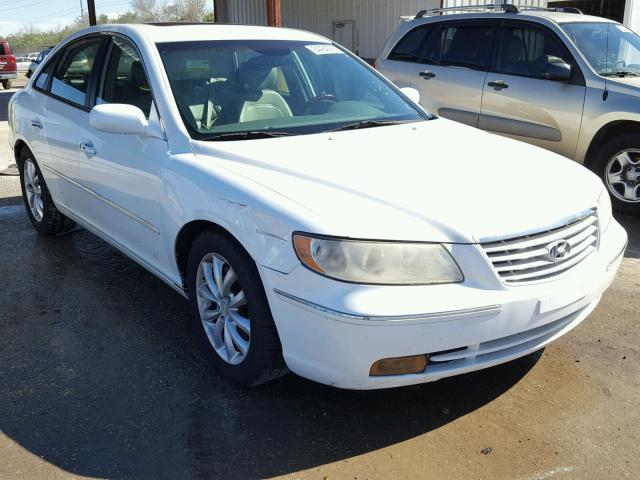 KMHFC46F17A145178 - 2007 HYUNDAI AZERA SE WHITE photo 1