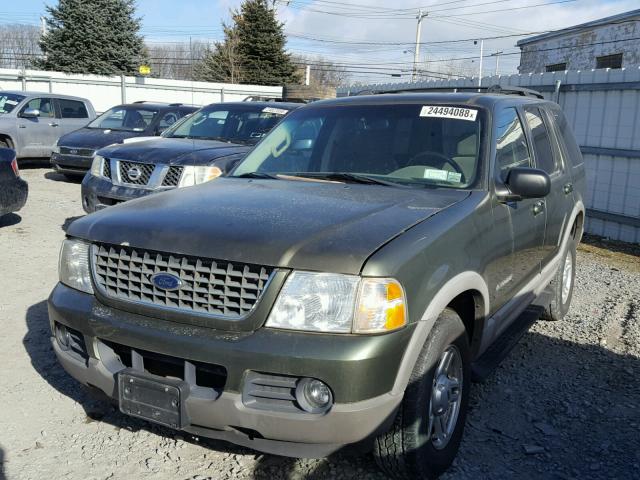 1FMZU73K72ZC75098 - 2002 FORD EXPLORER X GREEN photo 2