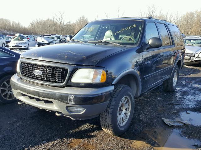 1FMPU16L91LA65550 - 2001 FORD EXPEDITION BLACK photo 2