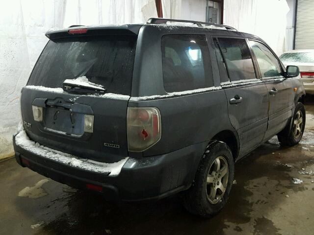 2HKYF184X6H540594 - 2006 HONDA PILOT EX GRAY photo 4