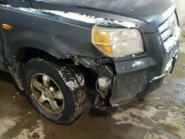 2HKYF184X6H540594 - 2006 HONDA PILOT EX GRAY photo 9