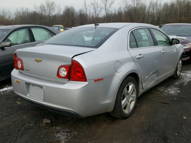 1G1ZB5EB5AF239074 - 2010 CHEVROLET MALIBU LS SILVER photo 4