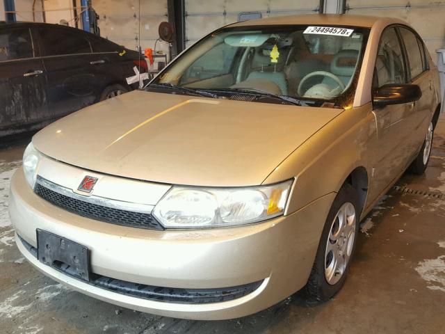 1G8AJ52F93Z143345 - 2003 SATURN ION LEVEL BEIGE photo 2