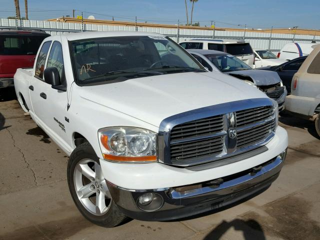 1D7HA18296J152816 - 2006 DODGE RAM 1500 S WHITE photo 1