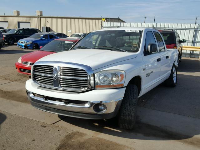 1D7HA18296J152816 - 2006 DODGE RAM 1500 S WHITE photo 2