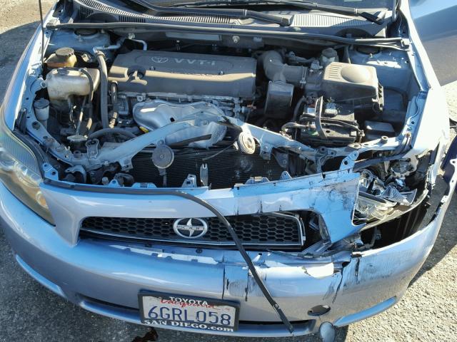 JTKDE167580242459 - 2008 SCION TC BLUE photo 7