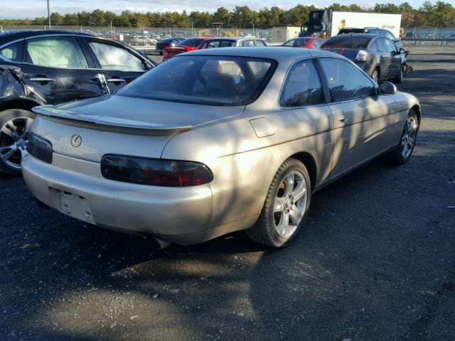 JT8UZ30C9N0010633 - 1992 LEXUS SC 400 TAN photo 4