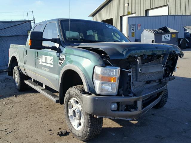 1FTWW3BYXAEA19690 - 2010 FORD F350 SUPER GREEN photo 1