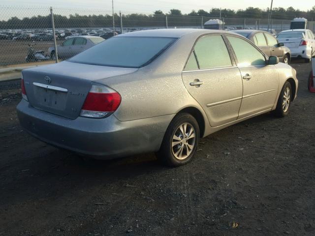 4T1BF32K35U599396 - 2005 TOYOTA CAMRY LE SILVER photo 4