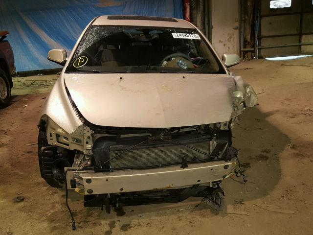 1G1ZE5EB3AF227660 - 2010 CHEVROLET MALIBU LTZ 棕色 照片 9