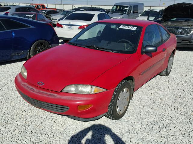 1G1JC1249TM101710 - 1996 CHEVROLET CAVALIER RED photo 2