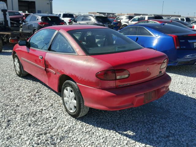 1G1JC1249TM101710 - 1996 CHEVROLET CAVALIER RED photo 3