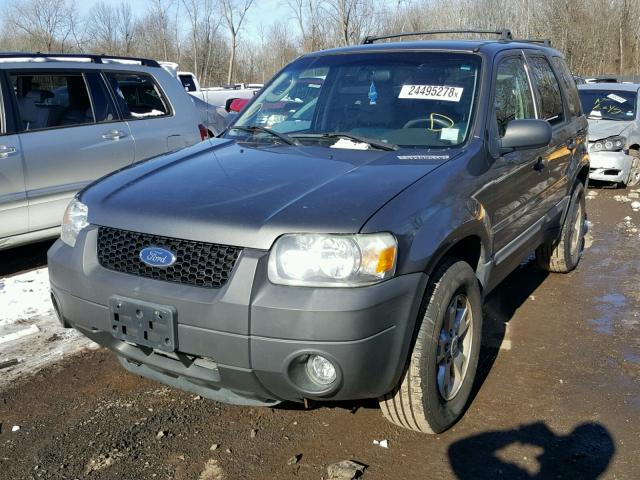 1FMYU93195KD98235 - 2005 FORD ESCAPE XLT GRAY photo 2