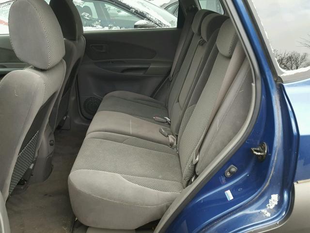 KM8JN72DX7U542753 - 2007 HYUNDAI TUCSON SE BLUE photo 6