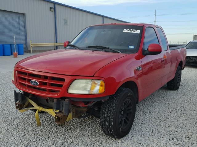 1FTRX17213NB42753 - 2003 FORD F150 RED photo 2