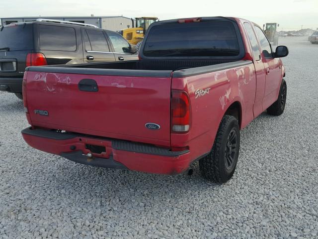 1FTRX17213NB42753 - 2003 FORD F150 RED photo 4